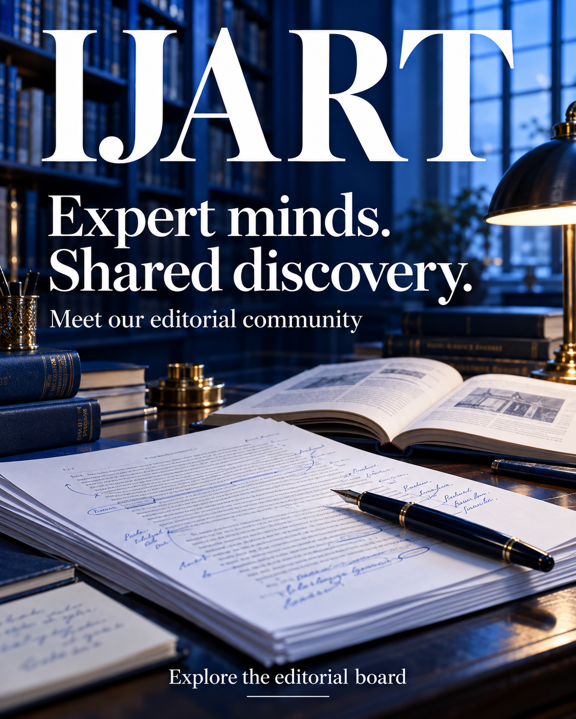 IJART — Expert minds. Shared discovery. Meet our editorial community.